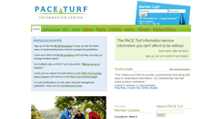 Desktop Screenshot of paceturf.org